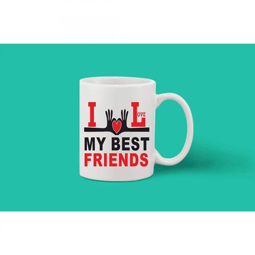 Generic Printed Ceramic Coffee Mug - 1 Pieces, White, 11oz - Image 2