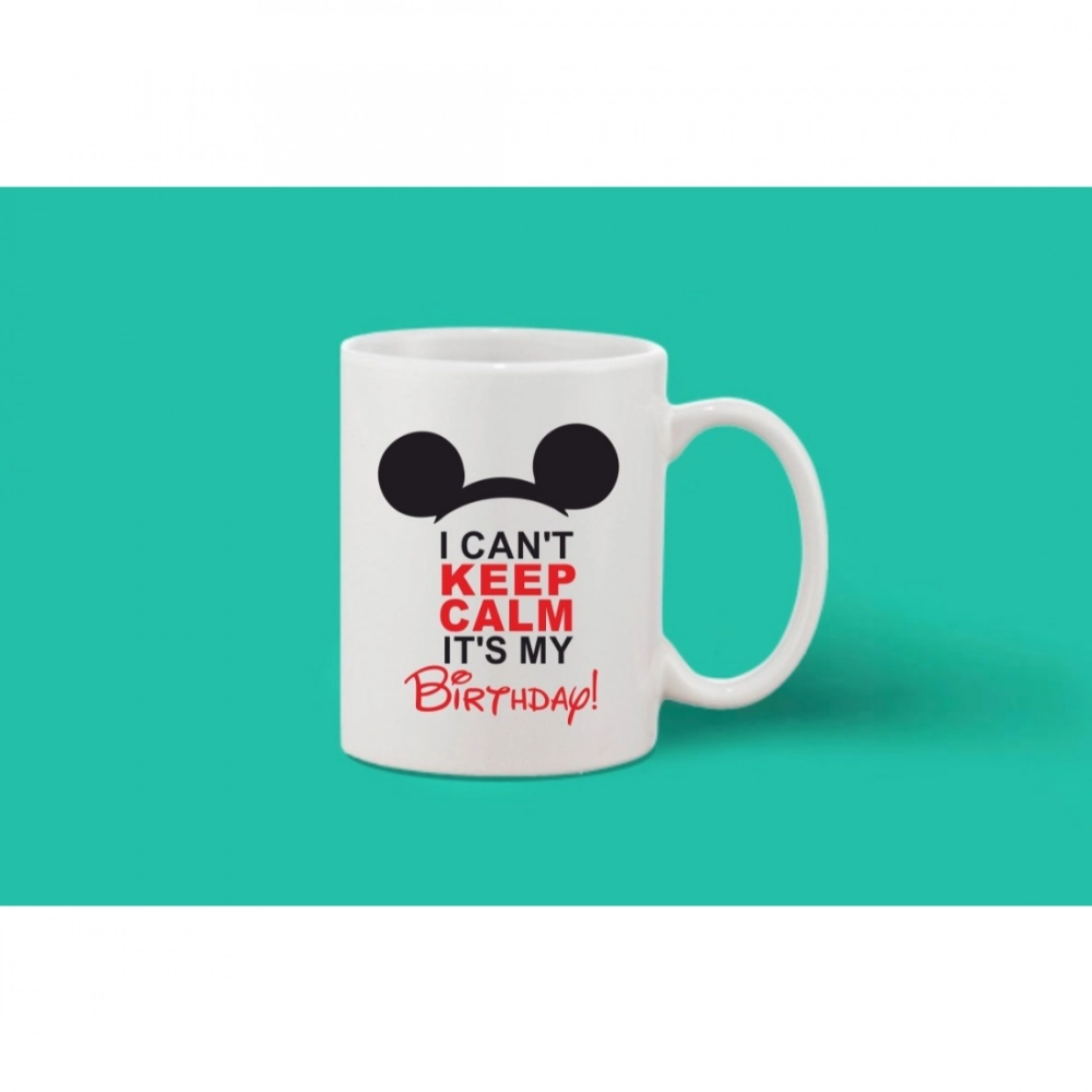 Generic Printed Ceramic Coffee Mug - 1 Pieces, White, 11oz - Image 2