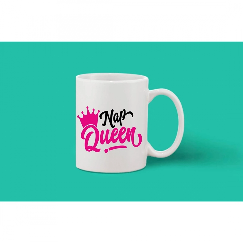 Generic Printed Ceramic Coffee Mug - 1 Pieces, White, 11oz - Image 2