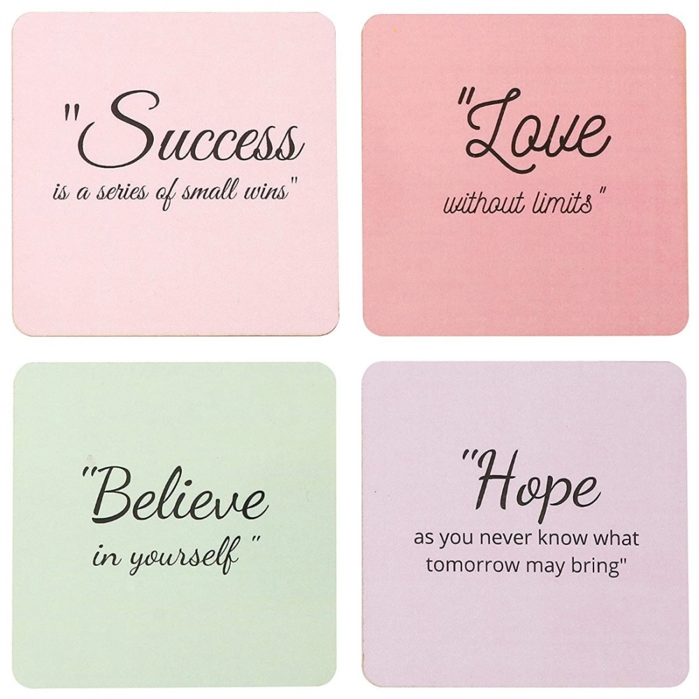 Wooden Coasters for Tea Coffee (Set of 4) - Image 3