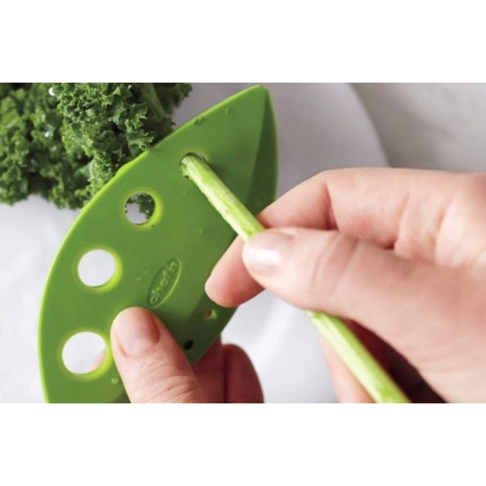 Generic Pack Of_5 Vegetables Celery Parsley Cabbage Leaf Stripper Plastic Looseleaf Herb Leaf Stripper Kitchen Gadgets (Color:Assorted) - Image 3