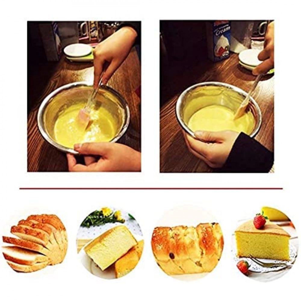 Generic Pack Of_5 Silicone Spatula And Pastry Brush (Color: Assorted) - Image 3