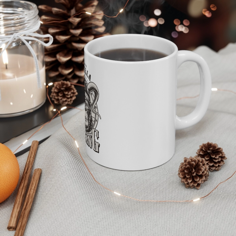Generic Ceramic Gorila Desing Printed Coffee Mug (Color: White, Capacity:330ml) - Image 2