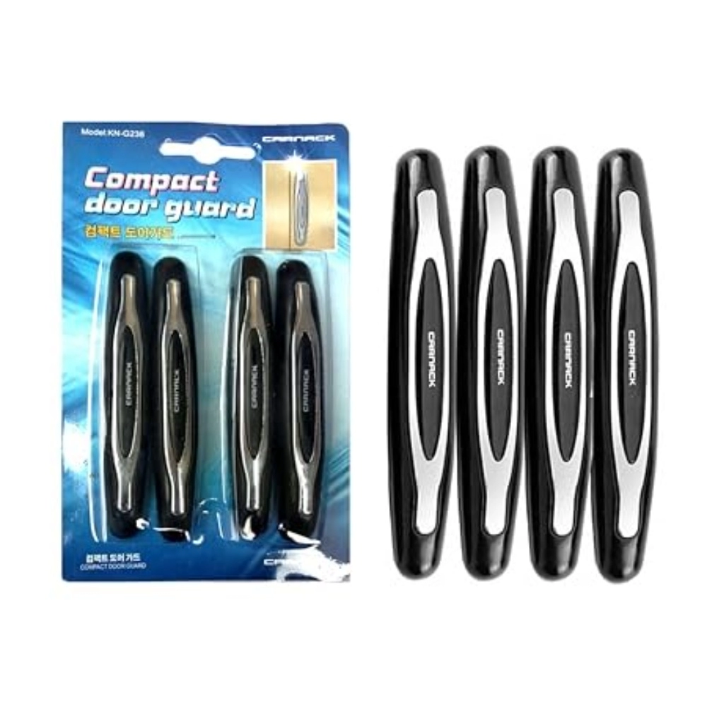 Generic Pack Of 4 Compact Microfibre Car Door Guard (White) - Image 2