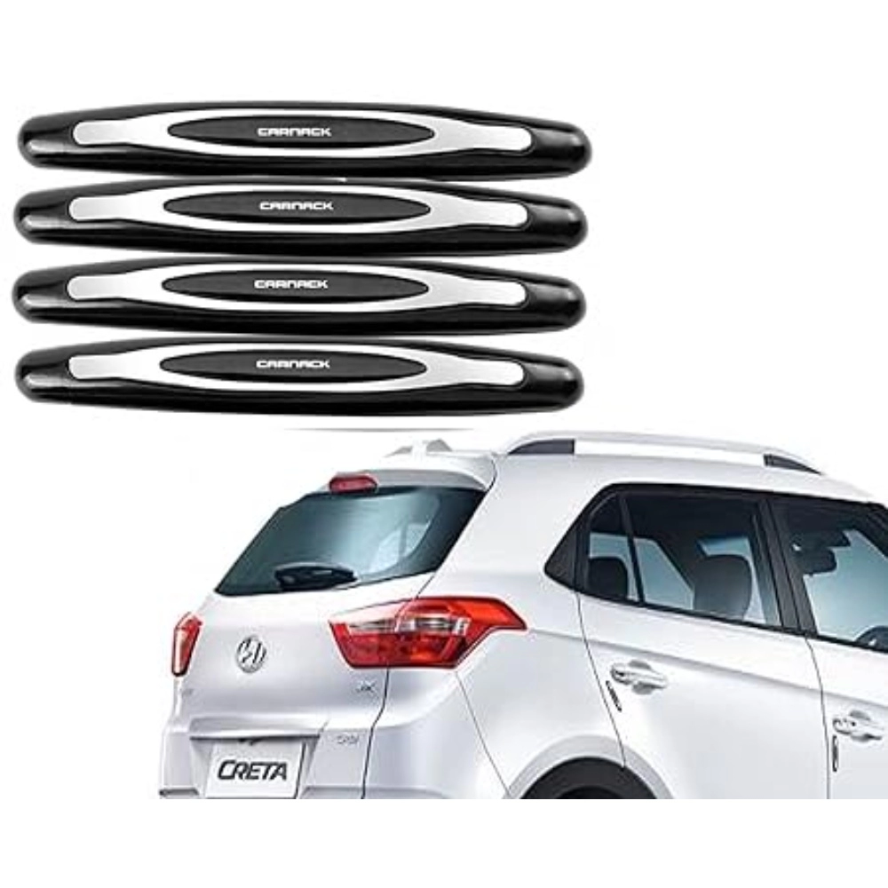 Generic Pack Of 4 Compact Microfibre Car Door Guard (White) - Image 3