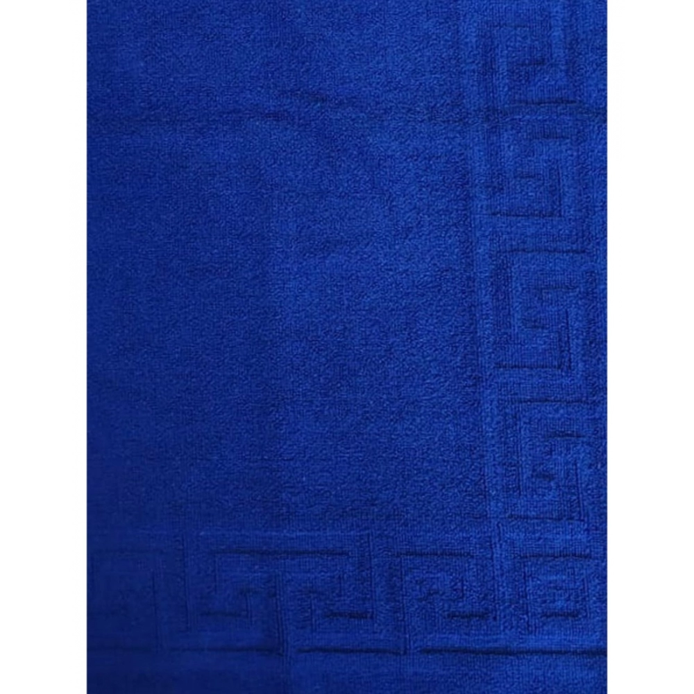 Generic Solid Cotton Hotel Bathmats (Blue) - Image 2