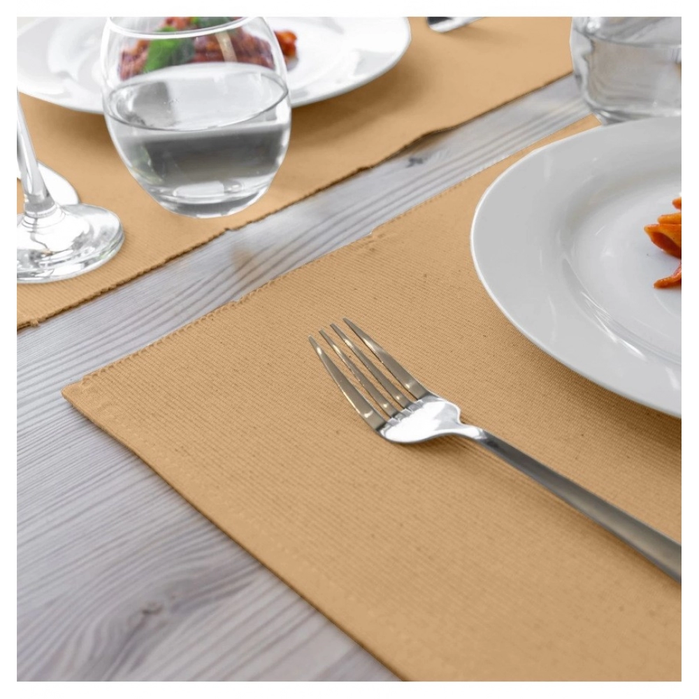 Generic Ribbed Cotton Place Mats Sets (Beige) - Image 4