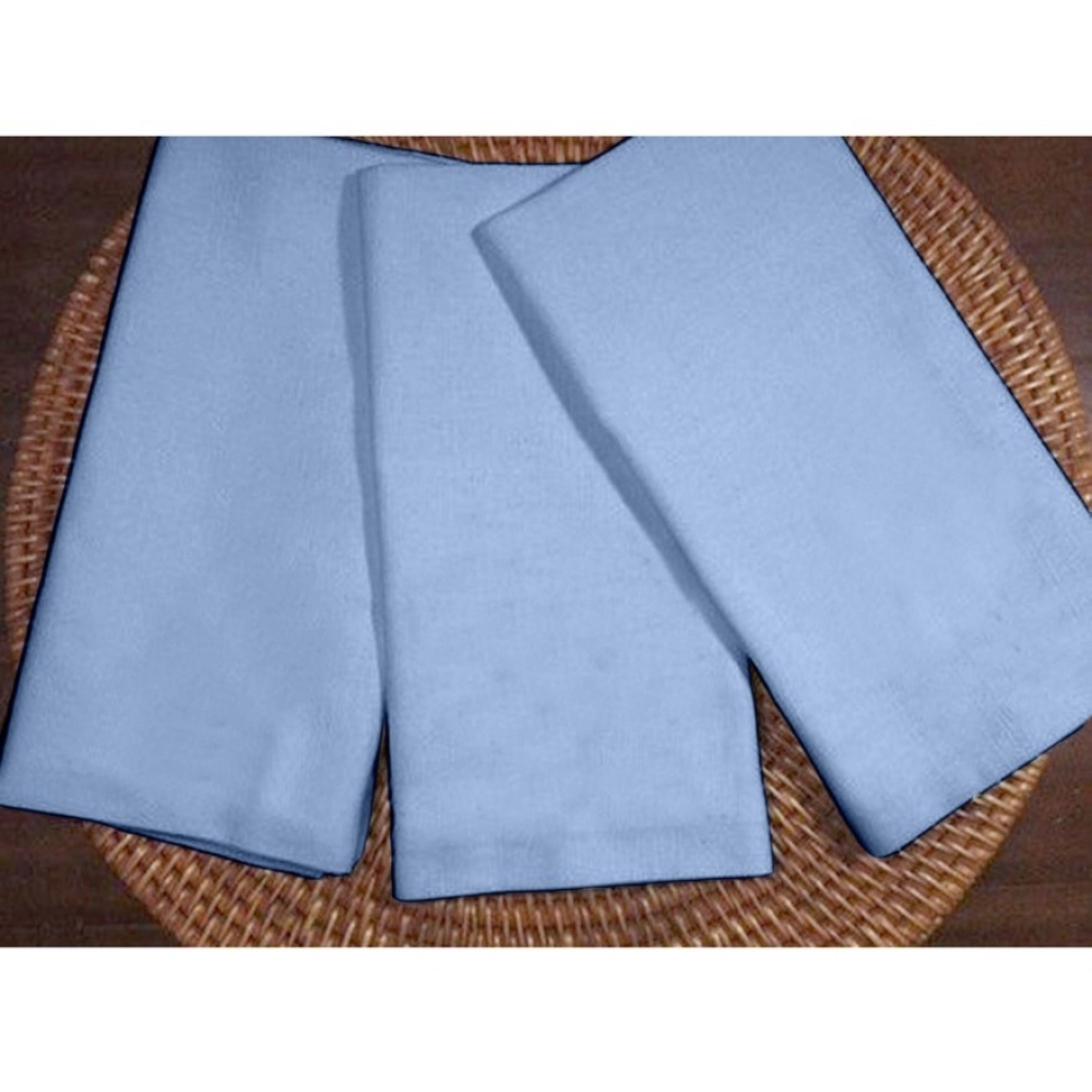Generic Solid Cotton Napkins Sets (Sky Blue) - Image 6