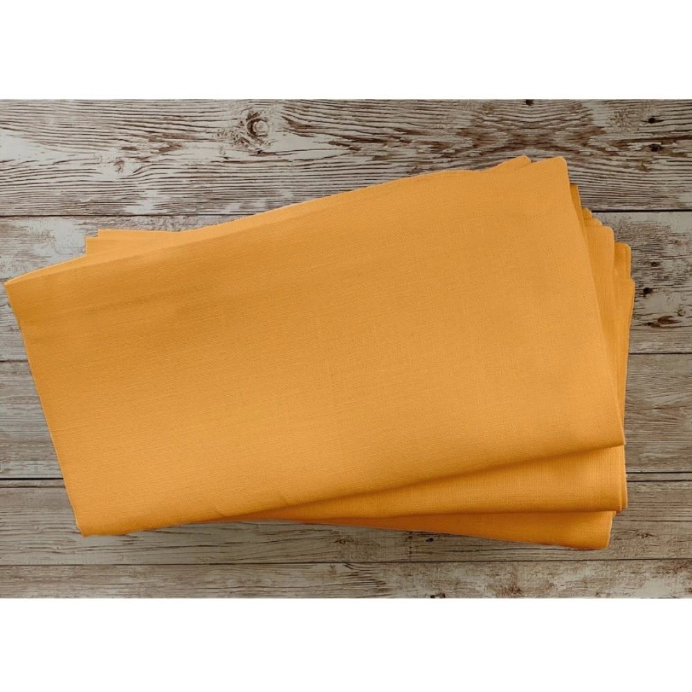 Generic Solid Cotton Napkins Sets (Dark Yellow) - Image 4