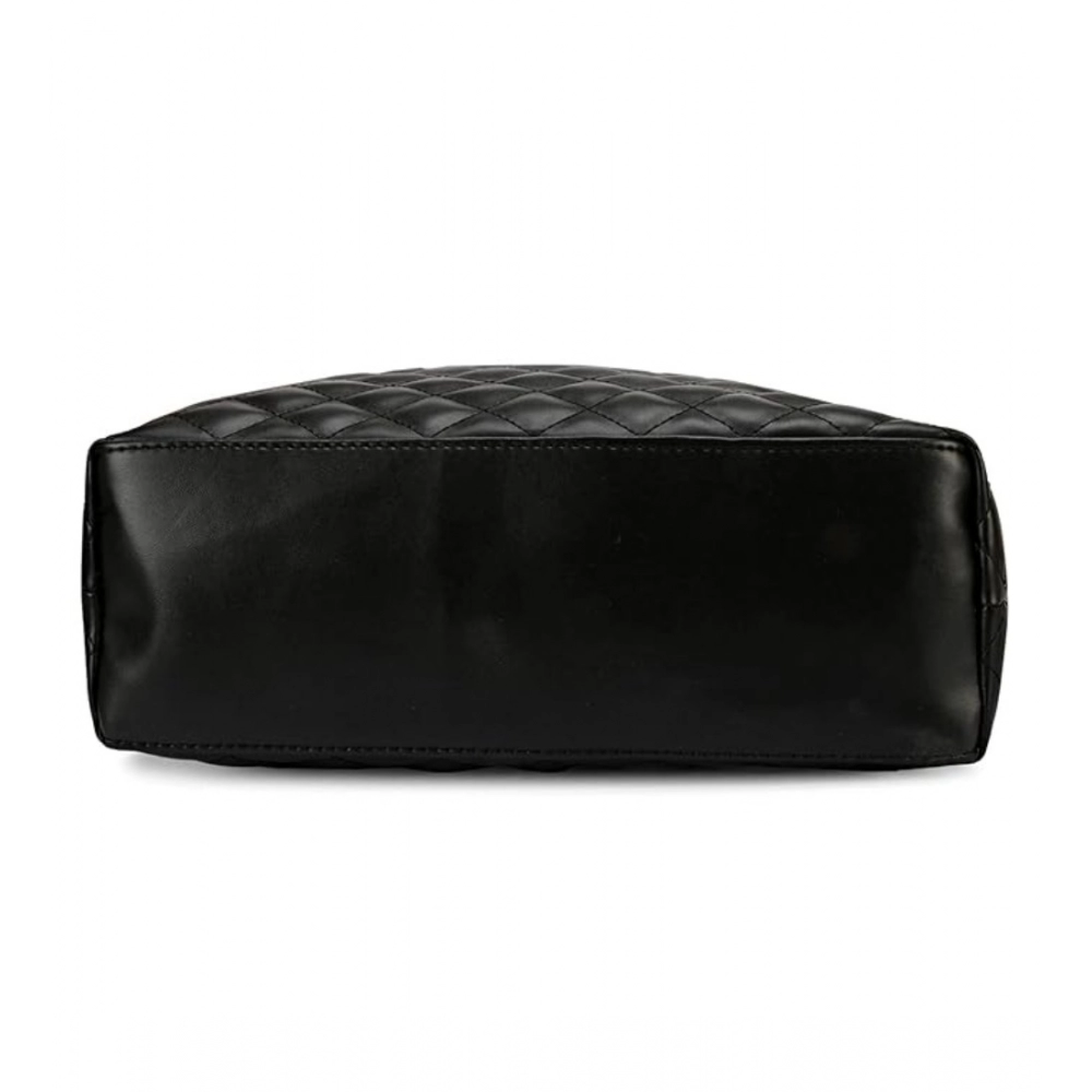 Generic Women's Polyurethane Textured Shoulder Bag (Black) - Image 2